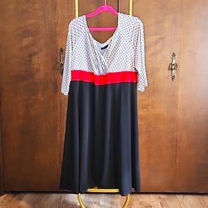 IGIGI retro polka dot dress sz 18/20